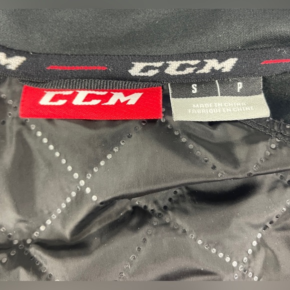 Men’s CCM Black Blues Hockey Team Jacket Size Small - Picture 3 of 5
